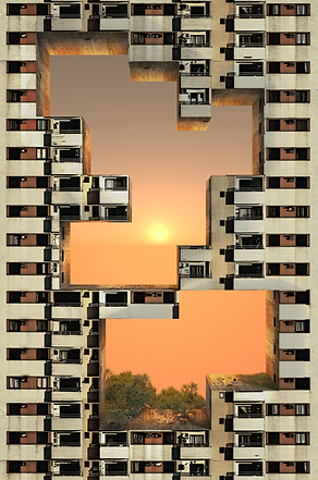 Tetris Skyline - Sunset, Xinxiang Community.jpg