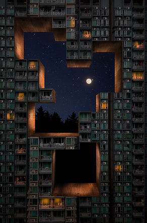 Tetris Skyline - City Night, Xinxiang Community.jpg
