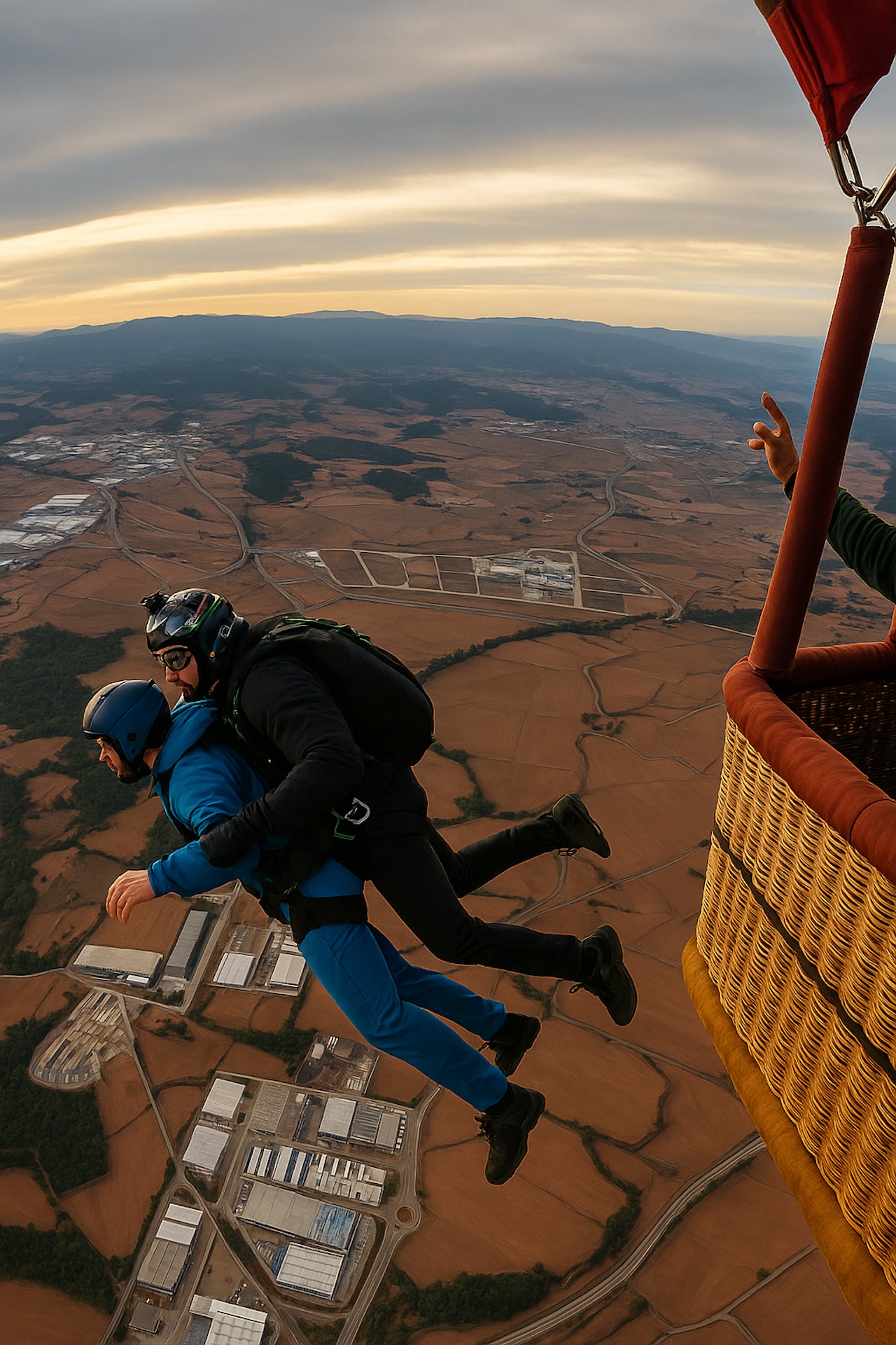 Paracaidismo en globo aerostático