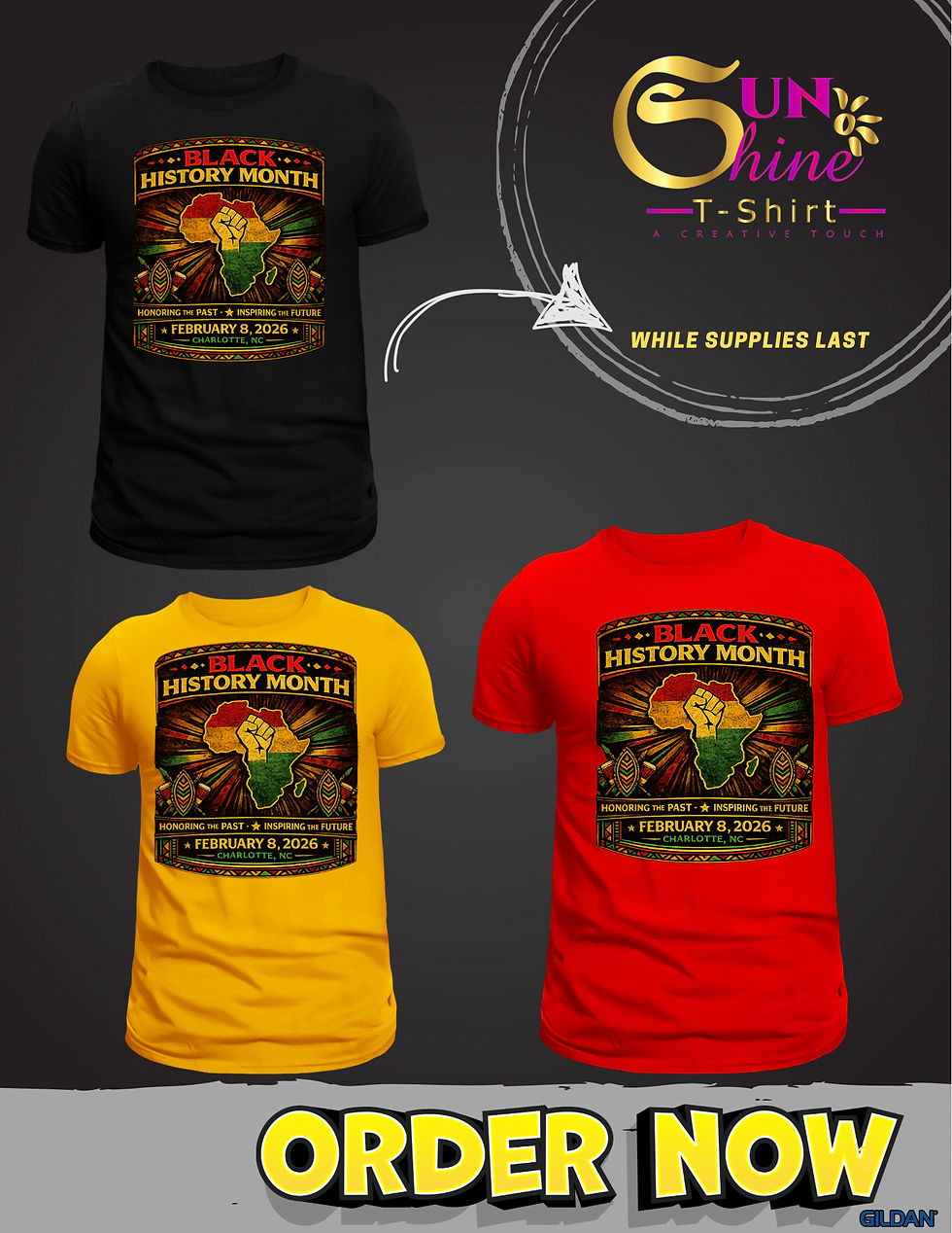 Thumbnail: Black History Event Tee Charlotte NC