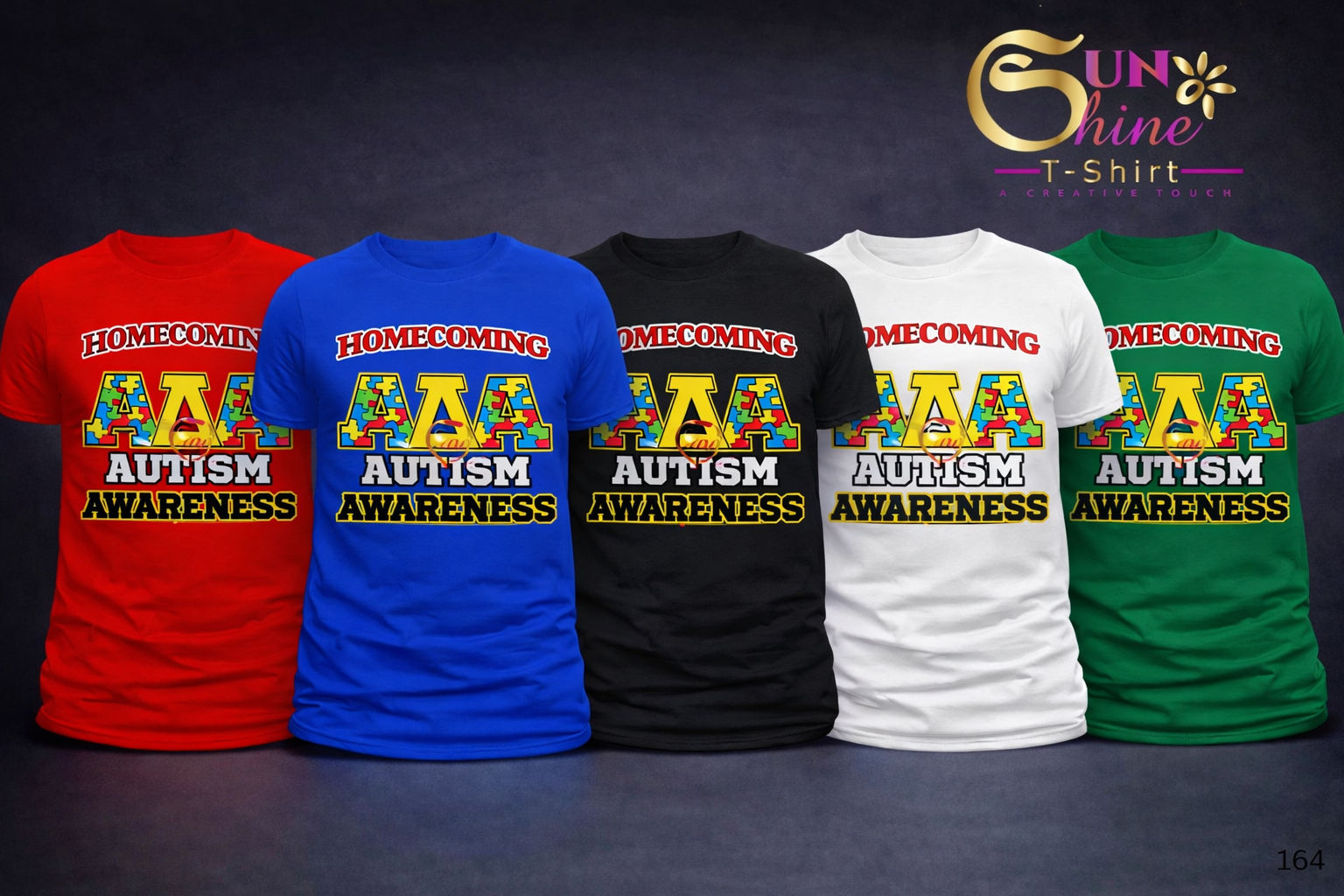 Autism Awareness with NAME on BACK… SMALL-XL