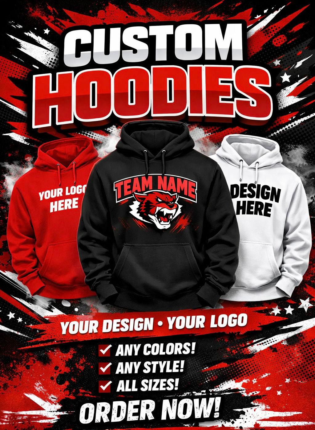 Custom Hoodie Plus SIZE