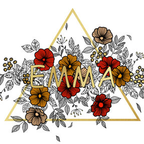 Graphisme personnalisable Bouquet Fleuri - collection Floral - Atelier 05 par Monia Dumond