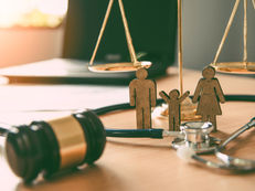A Family Law Attorney Desk
