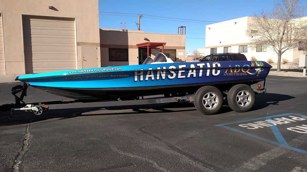 Full Boat Wrap on 22' Ranger Fishing Boat - 3MIJ180mC-10 with Gloss Laminate