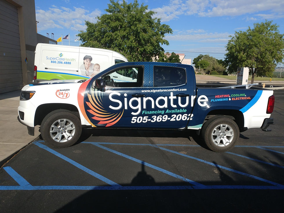 Full Vehicle Wrap on Chevy Truck - 3M IJ180mC-10 with Gloss Laminate