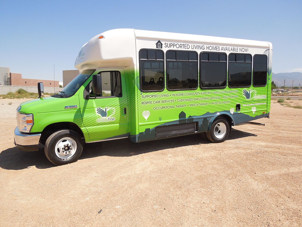 Full Vehicle Wrap on Ford Shuttle Bus - 3M IJ180mC-10 with Gloss Laminate