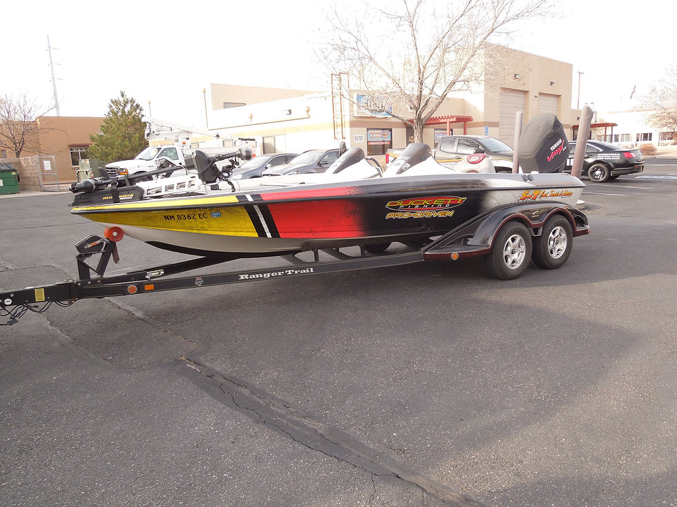 Boat Wrap on 22' Ranger Fishing Boat - 3M IJ180mC-10 with Gloss Laminate