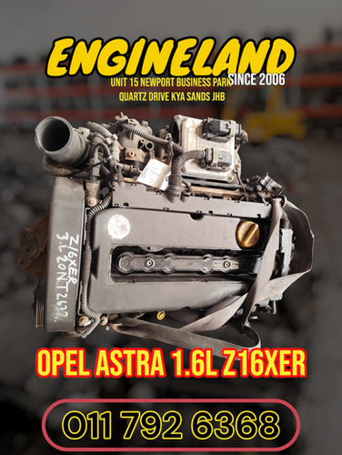 Opel Astra 1.6L Z16XER engine - F16D4 Compatible | ENGINE LAND