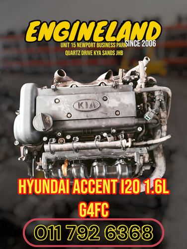 Hyundai i20, Accent 1.6L G4FC engine | ENGINE LAND
