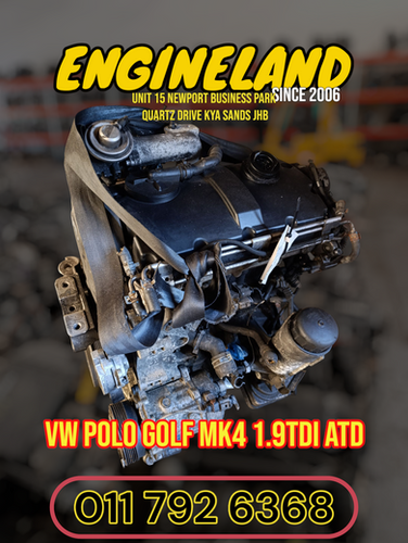 VW Golf Polo 1.9tdi ATD engine | ENGINE LAND