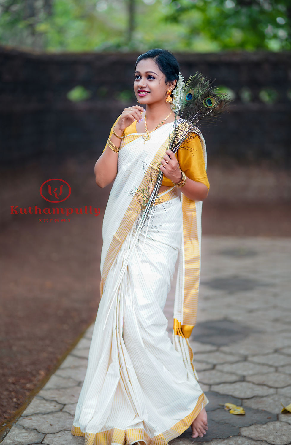 Thumbnail: Kuthampully Full Line Special Saree _ Kerala saree 6.25mtr