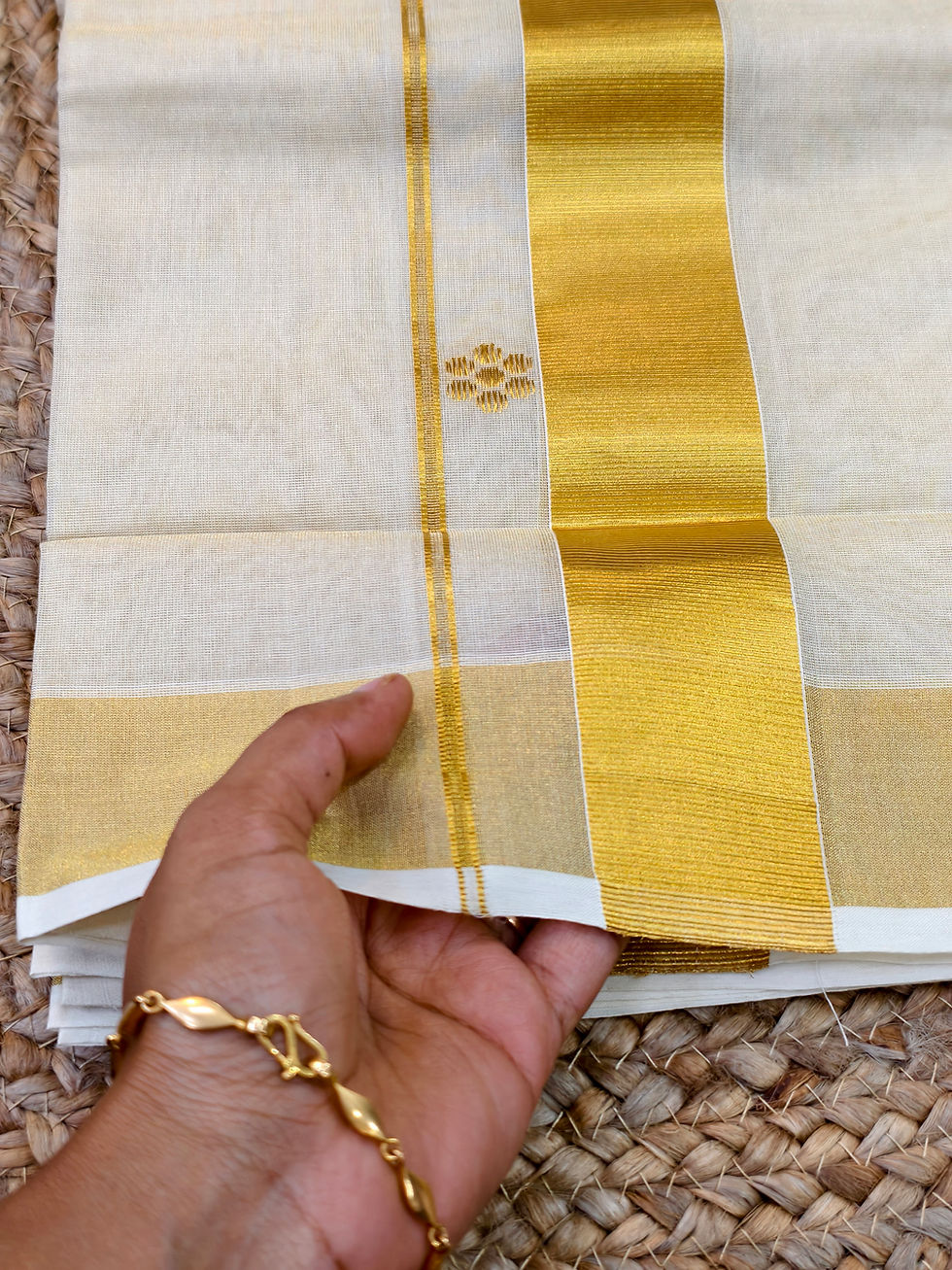 Thumbnail: Tissue pure dhoti