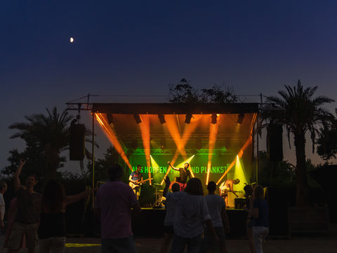 Konzert mit umfassender Bühnentechnik in der Eventlocation Weldegarten