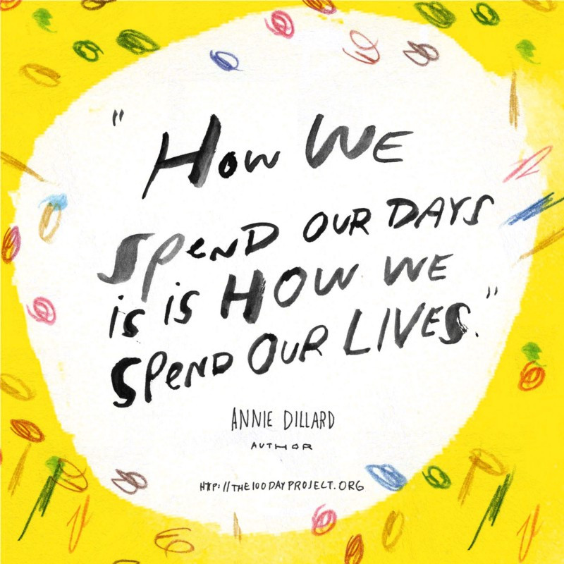 the 100 day project