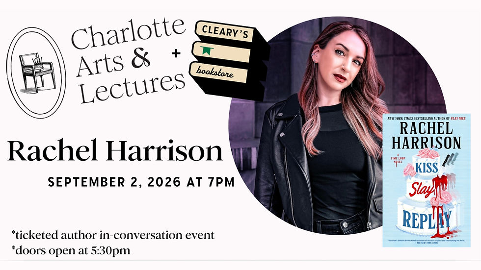 Charlotte Arts & Lectures Presents: Rachel Harrison