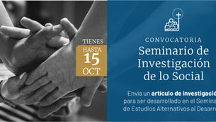 Convocatoria Seminario de Investigación de lo Social