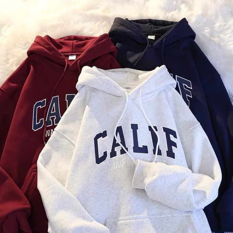 Thumbnail: American style hooded sweatshirt for men
