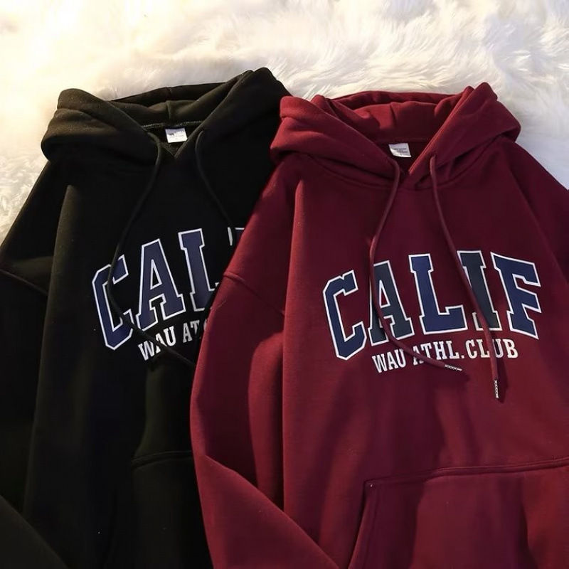 Thumbnail: American style hooded sweatshirt for men