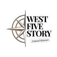 West Five Story official logo featuring a rustic compass rose icon and elegant serif typography, representing handcrafted bot