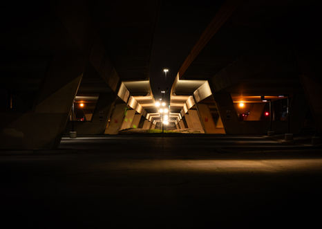 Between here and nowhere.