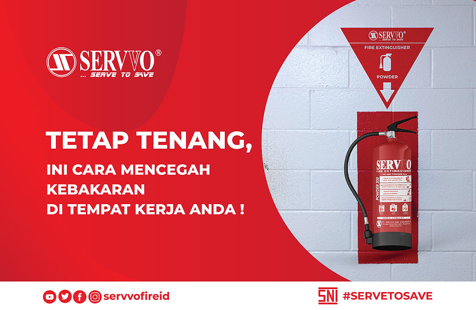 penanggulangan kebakaran di empat kerja