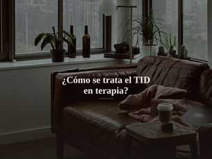 ¿Cómo se trabaja en terapia el TID?