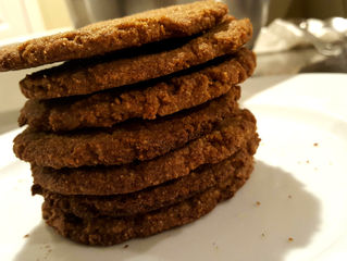 Gluten Free | Sugar Free Christmas Molasses Cookies