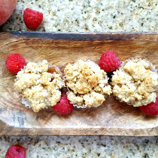 Mini Peach Cobbler | Low Calories | Low Carbs | Gluten Free