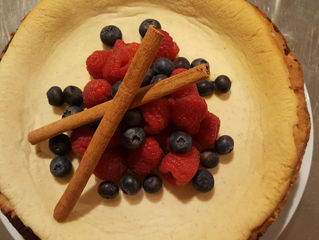 Keto | Sugar Free | Gluten Free Egg Nog Cheesecake for the Holidays
