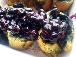 Low Carb & Gluten Free Blueberry Filled Pinwheels