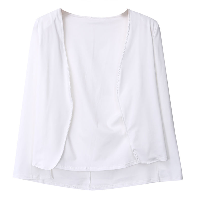 Thumbnail: Cape Blazer Split Open Front Cloak Jacket Workwear