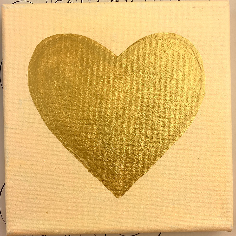 Thumbnail: Candy Heart Valentine Painting
