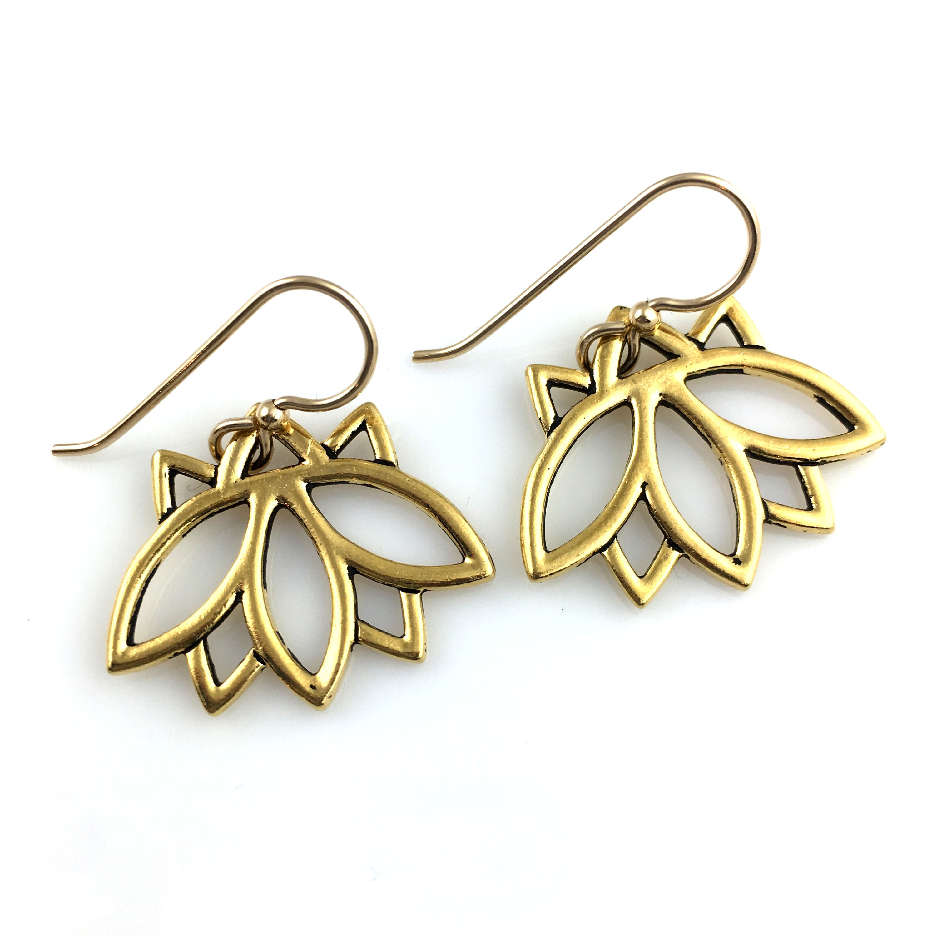 Lotus Earrings