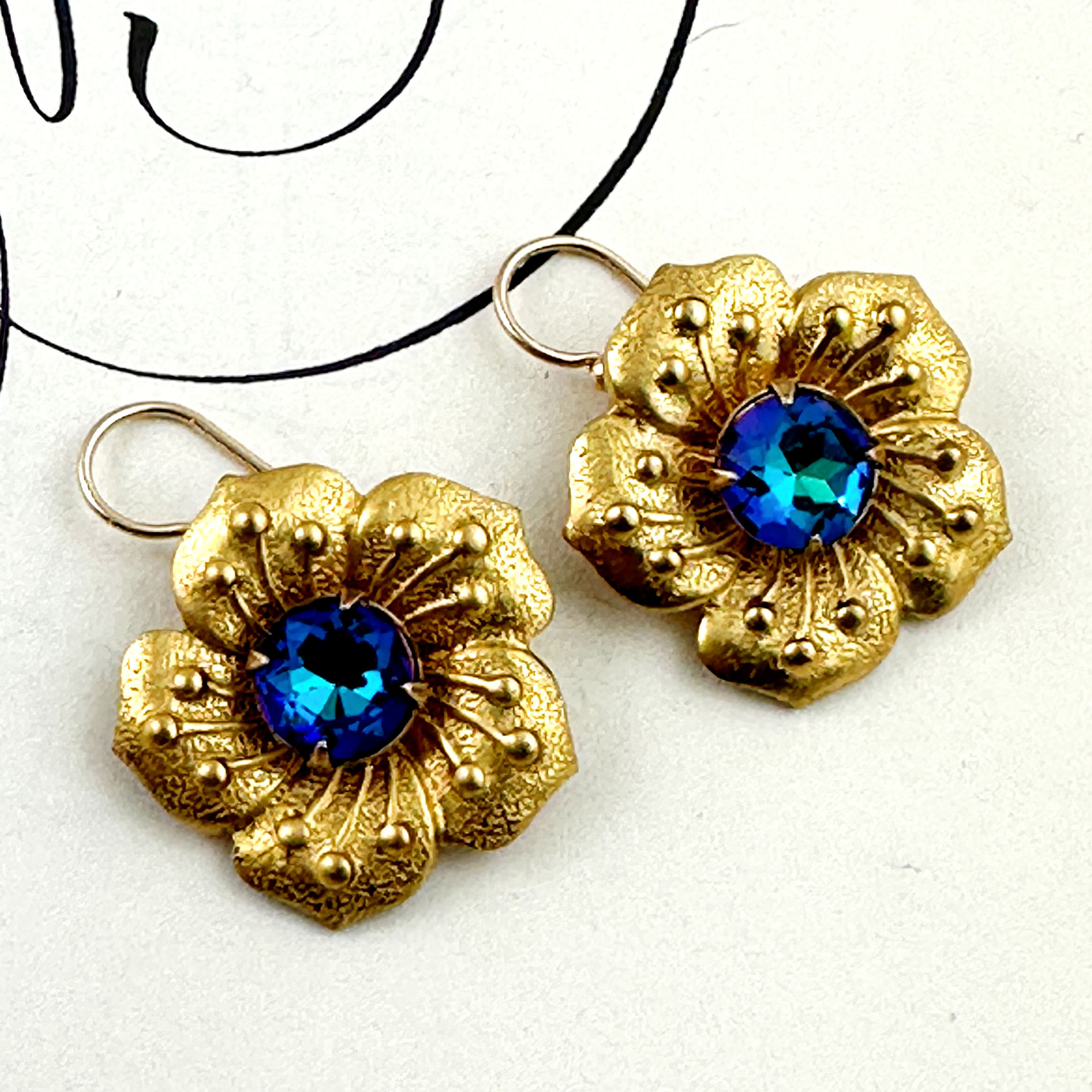 Sparkle Flower Earrings