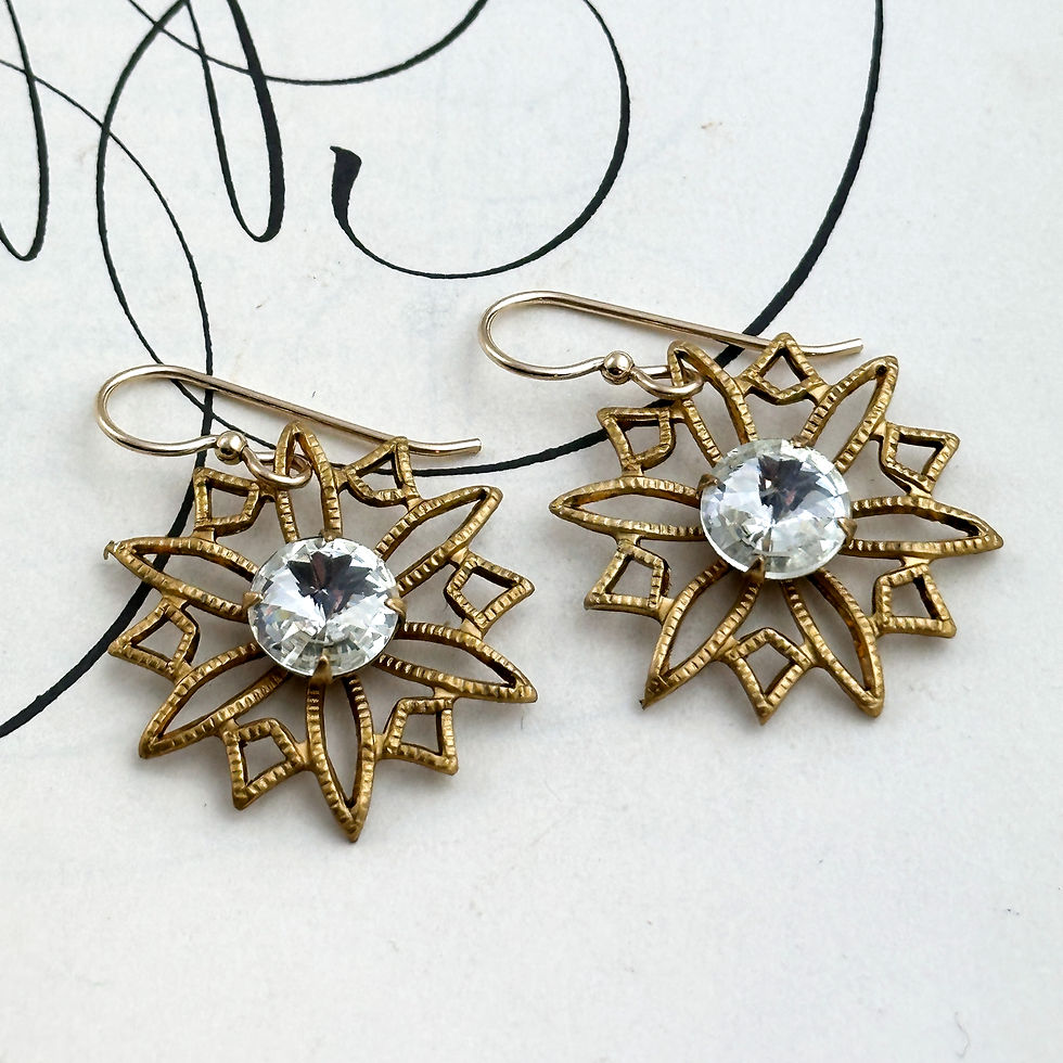 Sparkly Star Earrings