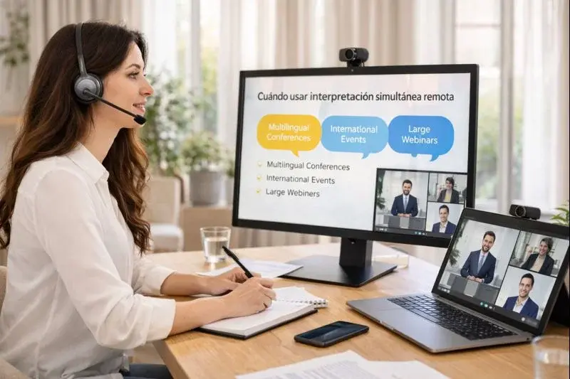 Cuándo usar simultánea remota (RSI) en la vida real