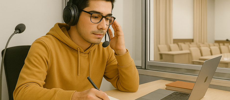 trabajo real de interpretación