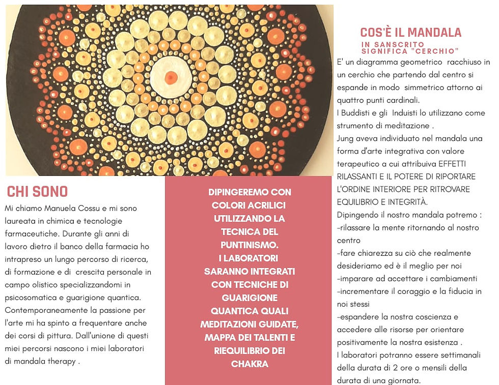 MANDALA THERAPY: ARMONIA MENTE E CUORE