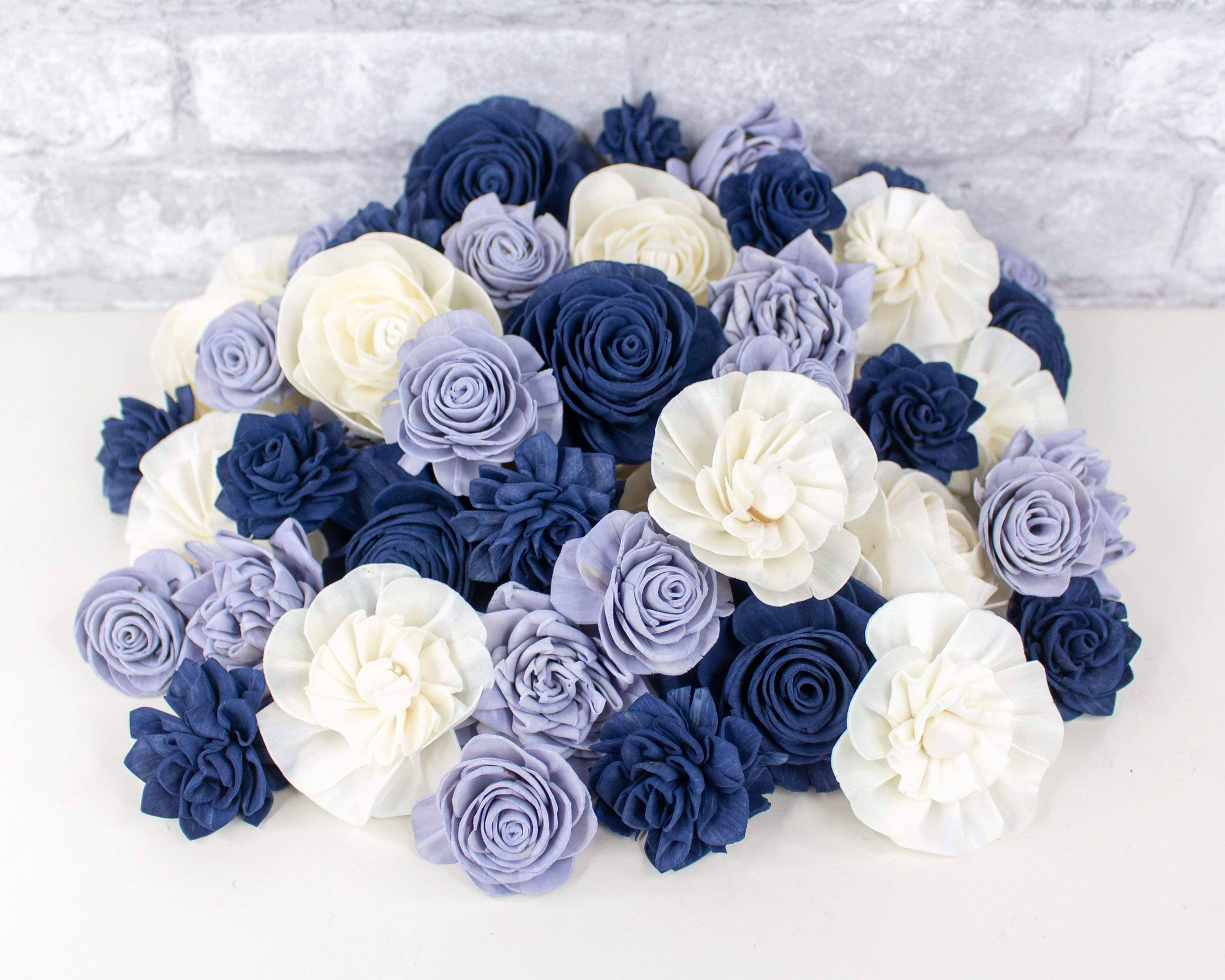 Composizioni fiori di legno