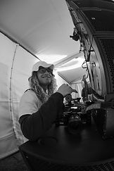 Behind the scenes with Nicholas Verryn operating a cinema camera for an architectural documentary.