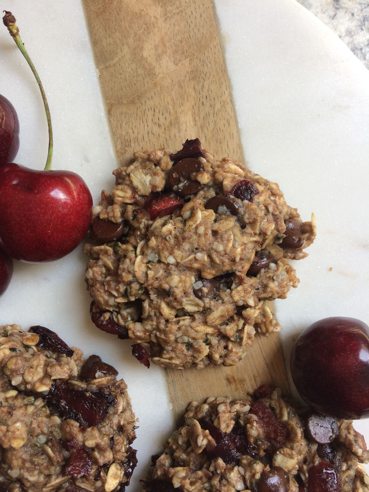 Cherry Chocolate Oatmeal Cookies