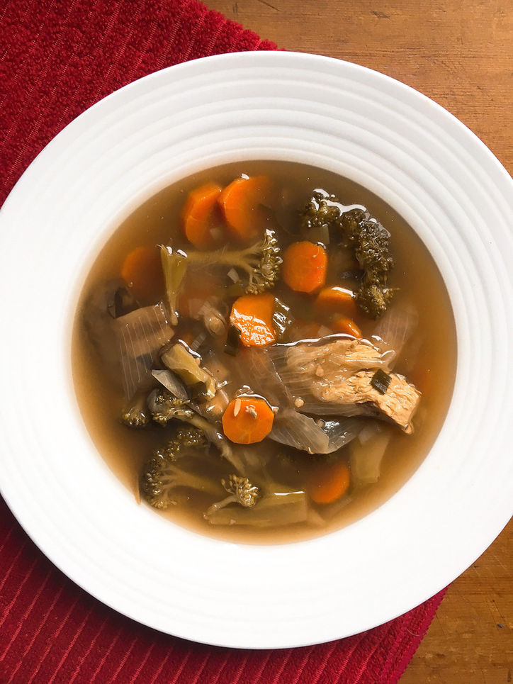 Slow Cooked Veggie Pho Soup
