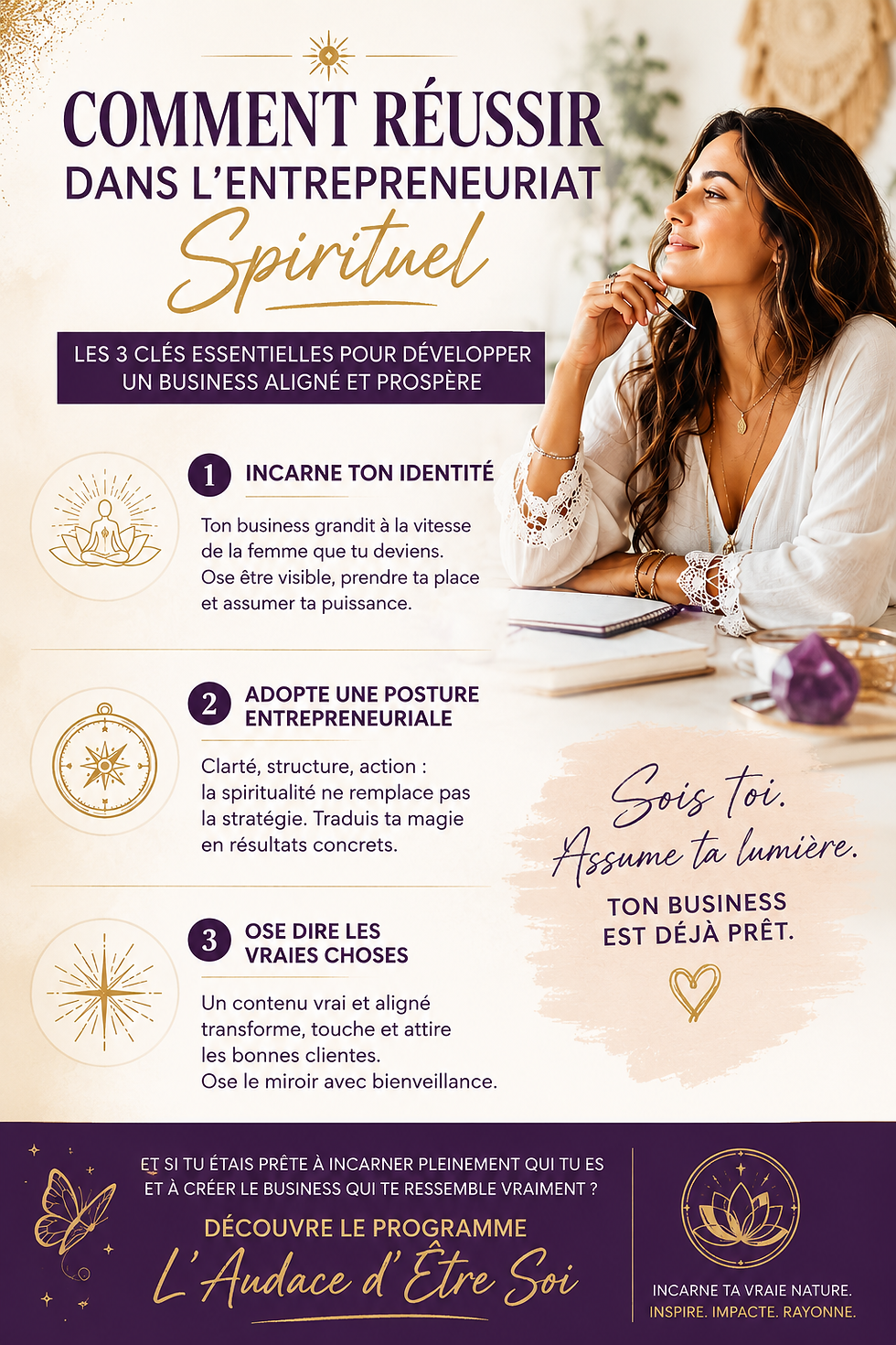 Comment réussir dans l'entrepreneuriat spirituel ?