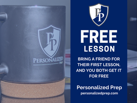 Have any friends considering tutoring? Bring them in and both of you will get the lesson for free!