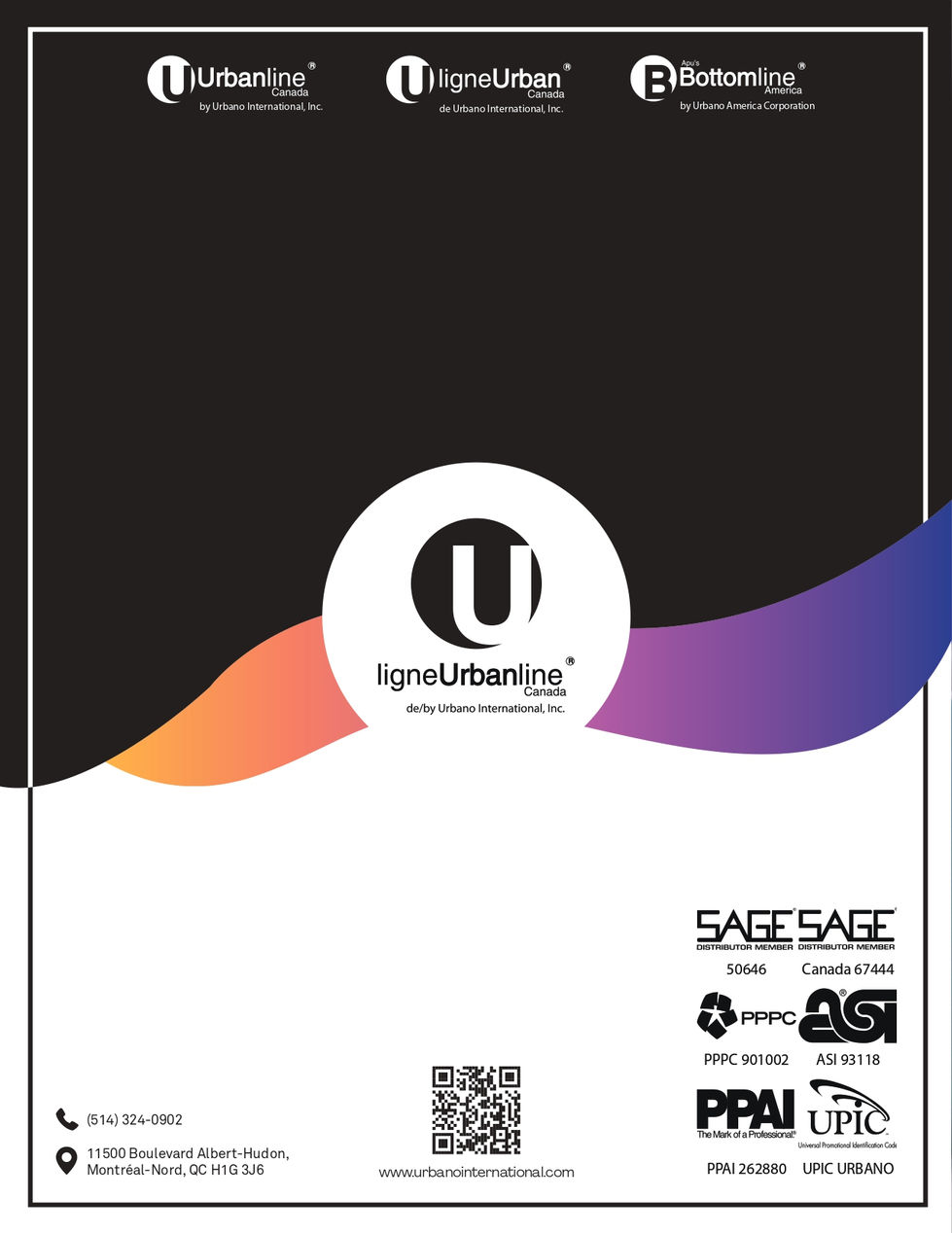 Catalog's Back Cover