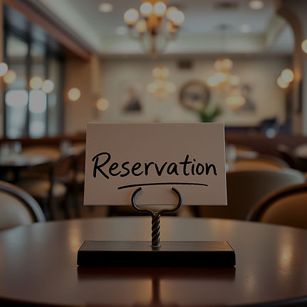 I want a background photo for the reservation page of my website. I want to see a table wi