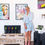 Thumbnail: Tennis icon stands in front of hanging artwork of Roger Federer and Serena Williamns