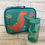 Thumbnail: Green Dinosaur Insulated Lunchbox / Bag & Drink Bottle