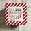 Thumbnail: Red and White Square Christmas Storage Tin